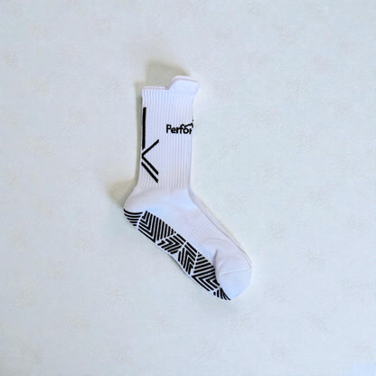 Performax Grip Socks - White