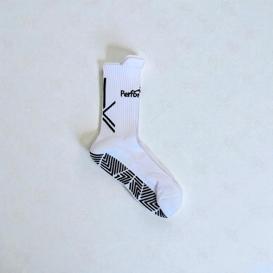 Performax Grip Socks - White
